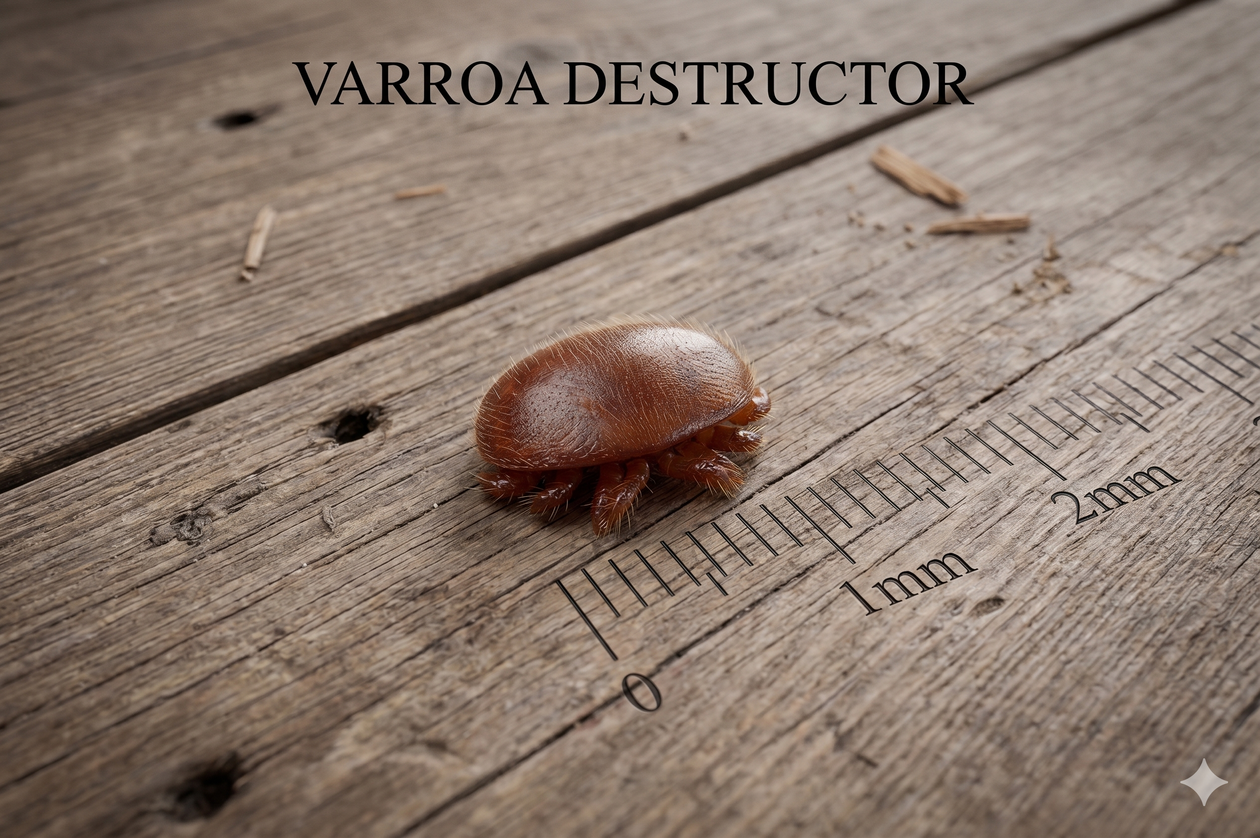 Varroa femelle